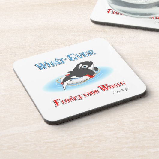 Wat je ook drijft? bier onderzetter (Linkerzijde)