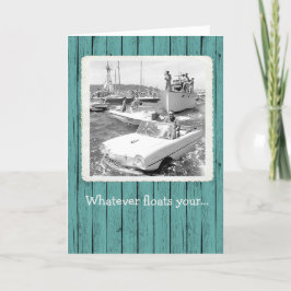 Wat je ook drijft... Birthday-kaart Bedankkaart