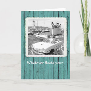 Wat je ook drijft... Birthday-kaart Bedankkaart