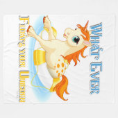 Wat je ook drijft? fleece deken (Voorkant (Horizontaal))