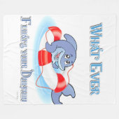 Wat je ook drijft? fleece deken (Voorkant (Horizontaal))