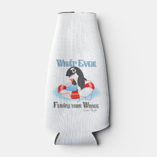 Wat je ook drijft? flesjeskoeler (Voorkant)