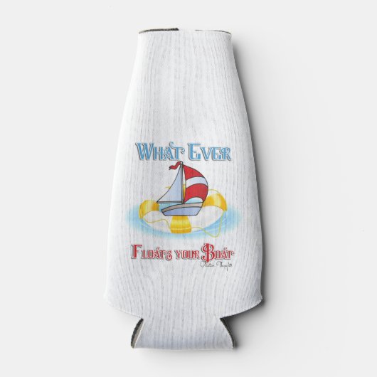 Wat je ook drijft flesjeskoeler (Voorkant)