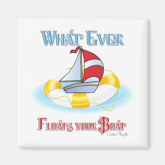 Wat je ook drijft magneet (Voorkant)