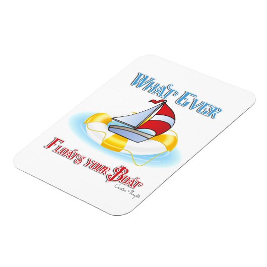 Wat je ook drijft magneet (Linkerzijde)