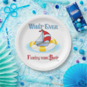 Wat je ook drijft papieren bordje (Feest)