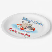 Wat je ook drijft papieren bordje (Gekanteld)