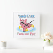 Wat je ook drijft? vierkante klok (Huis)