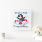 Wat je ook drijft? vierkante klok (Huis)