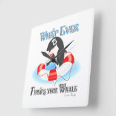 Wat je ook drijft? vierkante klok (Hoek)