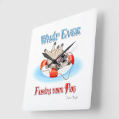 Wat je ook drijft vierkante klok (Hoek)