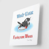 Wat je ook drijft? vierkante klok (Hoek)