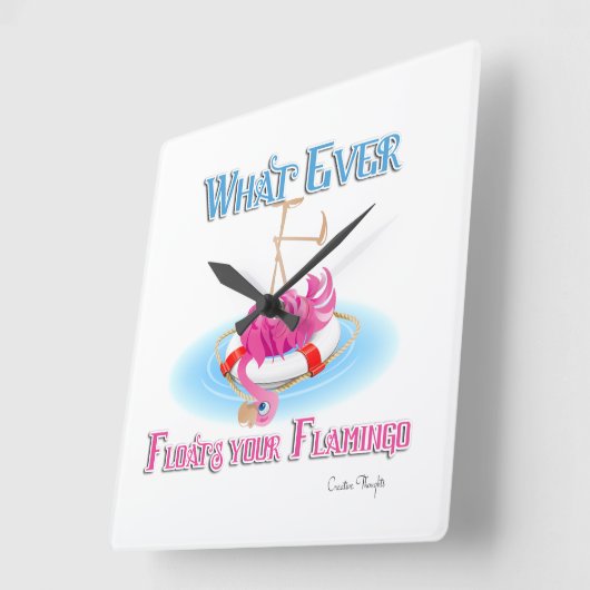 Wat je ook drijft? vierkante klok (Hoek)