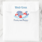 Wat je ook drijft? vierkante sticker (Tas)