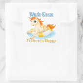 Wat je ook drijft? vierkante sticker (Tas)