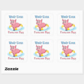 Wat je ook drijft? vierkante sticker (Vel)