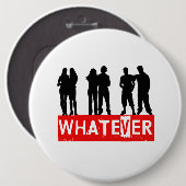 Wat je ook gelukkig maakt ronde button 6,0 cm (Voorkant /achterkant)