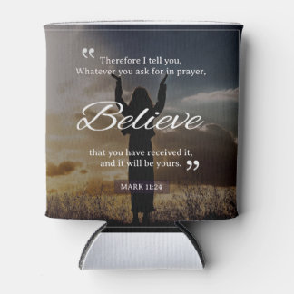 Wat je ook maar wilt in gebed, geloof je blikjeskoeler