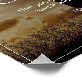 Wat je ook maar wilt in gebed, geloof je poster (Hoek)