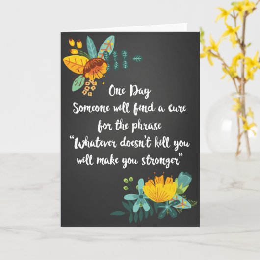 Wat je ook niet doodt, Kaart empathie (Gele Bloem)