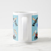 Wat je ook wilt, ik heb het druk grote koffiekop (Achterkant)