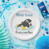 Wat je Orca-walvis ook drijft Papieren Bordje (Feest)
