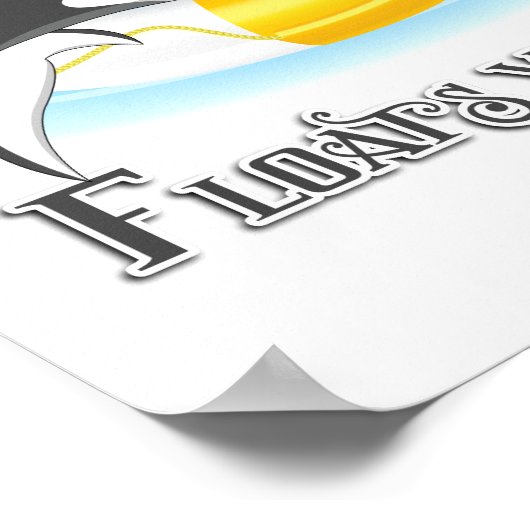 Wat je Orca-walvis ook drijft Poster (Hoek)