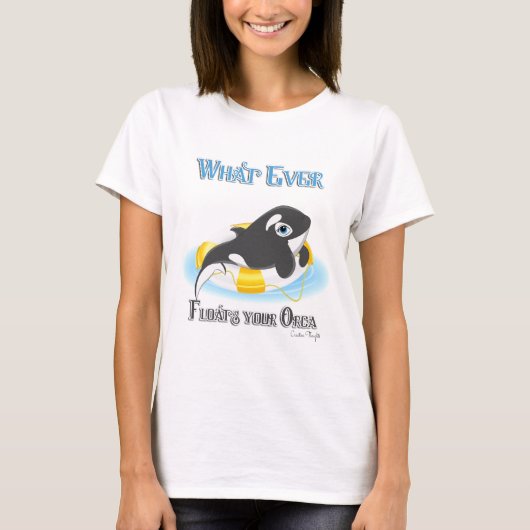 Wat je Orca-walvis ook drijft T-shirt (Voorkant)
