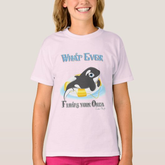 Wat je Orca-walvis ook drijft T-shirt (Voorkant)