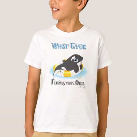 Wat je Orca-walvis ook drijft T-shirt (Voorkant)