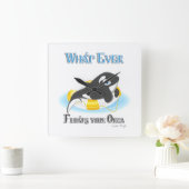 Wat je Orca Whale ook drijft Vierkante Klok (Huis)