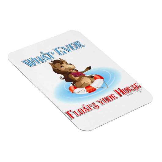 Wat je paard ook drijft magneet (Rechterzijde)