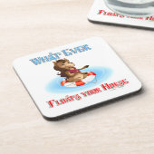 Wat je paard ook drijft onderzetter (Linkerzijde)