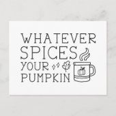 Wat je pompoen ook zijn briefkaart (Voorkant)