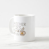 Wat je pompoen ook zijn koffiemok (Voorkant links)