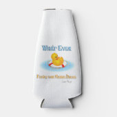 Wat je Rubber Duckie ook drijft Flesjeskoeler (Voorkant)
