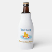 Wat je Rubber Duckie ook drijft Flesjeskoeler (Fles Voorkant)