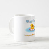 Wat je Rubber Duckie ook drijft Koffiemok (Voorkant links)