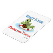 Wat je schildpad ook drijft magneet (Linkerzijde)