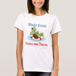Wat je schildpad ook drijft t-shirt