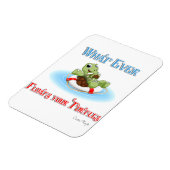 Wat je schildpadden ook drijft magneet (Linkerzijde)