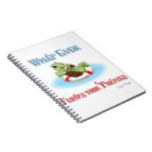 Wat je schildpadden ook drijft notitieboek (Rechterzijde)