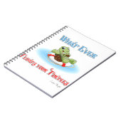 Wat je schildpadden ook drijft notitieboek (Linkerzijde)