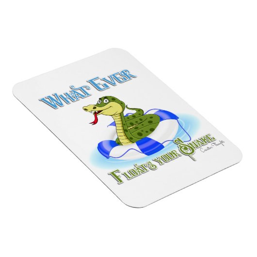 Wat je slang ook drijft magneet (Rechterzijde)