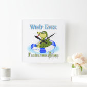 Wat je slang ook drijft vierkante klok (Huis)