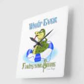 Wat je slang ook drijft vierkante klok (Hoek)