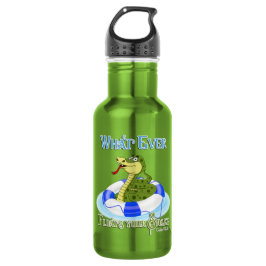 Wat je slang ook drijft waterfles