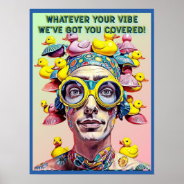WAT JE VIBE OOK IS, WE HEBBEN JE GEDAEKT POSTER