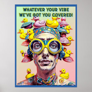 WAT JE VIBE OOK IS, WE HEBBEN JE GEDAEKT POSTER