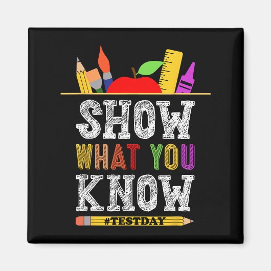 Wat je weet Grappig examen testen dag studenten on Magneet (Voorkant)